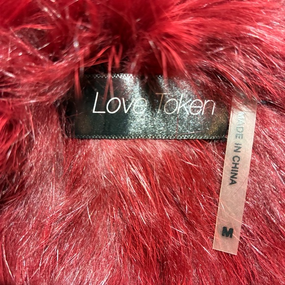 Faux Fur Vest, Size M
